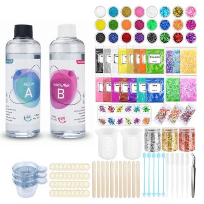 160 Pack Epoxy Resin Starter Kit,Resin Crafting Tools Supplies For Resin Diy Jewelry Making