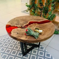 Epoxy Resin Table Resin Wood Epoxy Table Coffee Table Wood Filled with Epoxy Resin